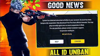 2024 NEW FREE FIRE ID UNBAN TRICK FREE FIRE ID SUSPENDED SOLVE freefireindia KGGAMER1 [upl. by Tezile]