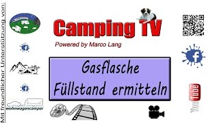 Gasflasche Füllstand ermitteln [upl. by Yecad899]