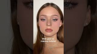 Extended male gaze makeup tut 🤍 trending makeup makeuptutorial ytshorts shorts youtube [upl. by Adiari]