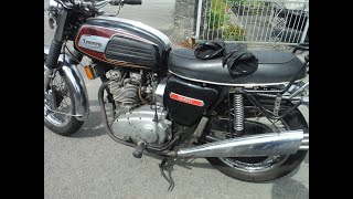 Triumph Trident T150V first time out in 2024 3 Temple Bar back to Lampeter [upl. by Tilly]