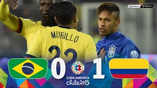 Brasil 0 x 1 Colombia ● 2015 Copa América Extended Goals amp Highlights HD [upl. by Ntisuj302]