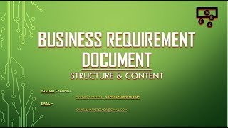 Business Requirement Document  BRD  Structure amp Content [upl. by Nady606]