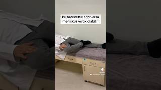 fizyoterapist fizyoterapi physiotherapy meniscus menisküs [upl. by Pelagias]