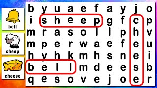 Find the Hidden Word Word Search for Kids [upl. by Galer176]