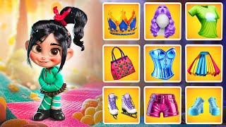 Wreck It Ralph Vanellope Beauty Makeover How To Become a Princess [upl. by Kristie]