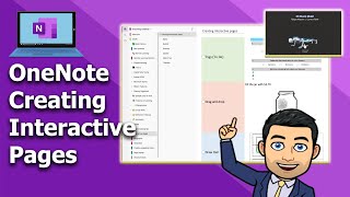 OneNote  Creating interactive pages 🏄‍♂️ [upl. by Fabien]