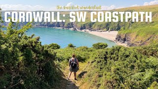 Walking the South West Coastpath from Lansallos to Lantic Bay  Cornwall  part 8 [upl. by Marysa]