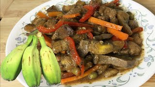 IGADO  Ilocano Recipe Authentic with SABA [upl. by Ahsiyk]