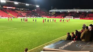 Full time at Pittodrie Aberdeen 41 Dundee SPFL Premiership 091124 [upl. by Hardi]