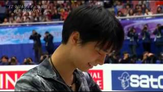 羽生結弦 四大陸選手権2013 ショート演技 YUZURU HANYU 4CC SP [upl. by Notsreik]