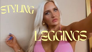 STYLING amp TRY ON leggings and tops [upl. by Irtimed]