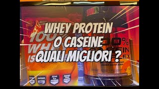 Proteine whey o caseine quali scegliere [upl. by Vanden]