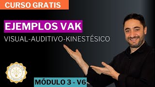 VAK  Ejemplos prácticos para identificar los sistemas representacionales  Módulo3 V6 Curso de PNL [upl. by O'Connor274]