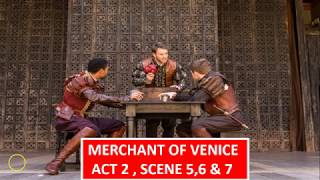 Merchant of Venice  Act 2  Scene 56 amp 7 [upl. by Attegroeg]