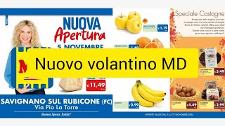 nuovo volantino MD dal 5 novembre offerte md nuovo [upl. by Eelyak]