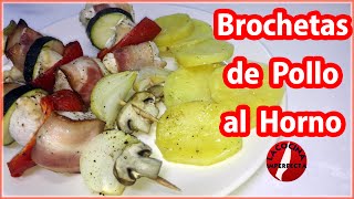 Brochetas de Pollo al Horno [upl. by Rita]