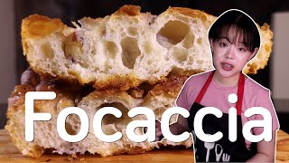 Focaccia  Tangzhong and Poolish Method [upl. by Cordell]