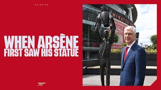 Arsène Wenger visits his statue [upl. by Gil580]