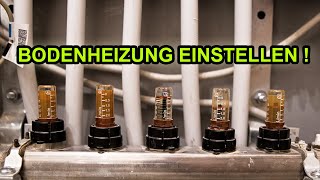 FUßBODENHEIZUNG EINSTELLEN UND DURCHFLUSS REGULIEREN  TUTORIAL  FACTOREM [upl. by Monti814]