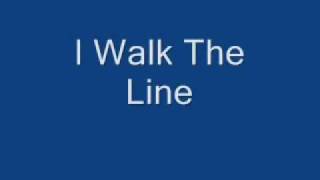 Johnny Cash  I Walk The Line Lyrics [upl. by Bridget]