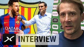 Gaizka Mendieta lobt Lionel Messi und Ernesto Valverde  FC Barcelona  LaLiga [upl. by Rosenberger]