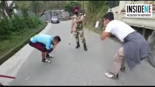 Watch Sikkim Police Punishes Lockdown Violators [upl. by Gargan]