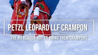 Petzl Leopard LLF Crampon  Sharp Points for Spring Skiing [upl. by Roslyn]