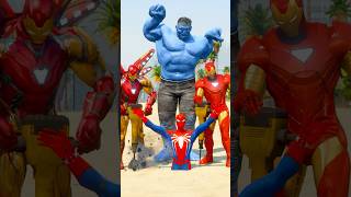 HULK TAKE REVENGE FROM SAITAMA AND SAVE SPIDERMAN 🤯 shorts gta5 [upl. by Ibby]