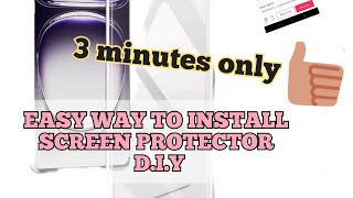 SCREEN PROTECTOR INSTALLATION [upl. by Kcitrap]