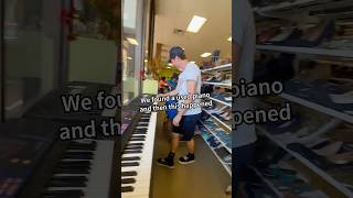 Best reactions of me finding random pianos in goodwill [upl. by Neuburger4]