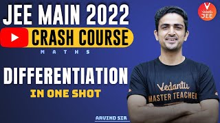 Differentiation Class 12 JEE One Shot🔥 JEE Crash Course👻  JEE Main 2022 12th Maths  Vedantu✌ [upl. by Lucho749]