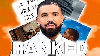 Ranking EVERY Drake Album [upl. by Eille595]