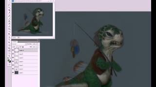 Digital Painting Tutorial Free from Schoolismcom Part 5 of 9 [upl. by Luckin798]