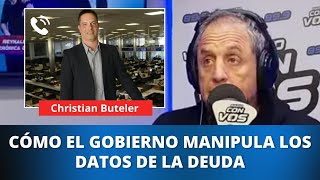 ¿La deuda externa en dólares creció durante el Gobierno de Milei Christian Buteler con Tenembaum [upl. by Enyal]