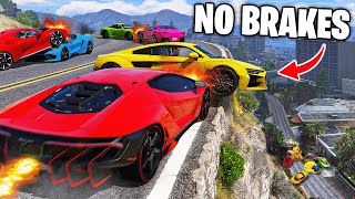 I removed Brakes from ALL cars in GTA 5 [upl. by Gasperoni]