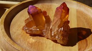 Crystals in the Sun Copper Aura Quartz [upl. by Mariken450]