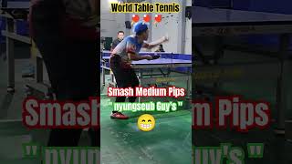 Smash Medium Pips worldtabletennis pingpong tabletennisplayer sports tenismeja tabletennis [upl. by Ellahcim]