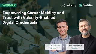 Empowering Career Mobility and Trust with VelocityEnabled Digital Credentials [upl. by Granlund]