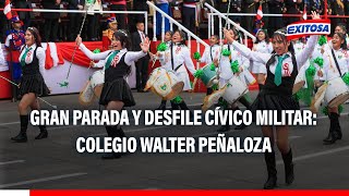 🔴🔵Fiestas Patrias 2024 Colegio Walter Peñaloza participa en la Gran Parada y Desfile Cívico Militar [upl. by Olfe]