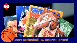 Ranking the 1994 Basketball Rookie Insert Designs [upl. by Peursem]