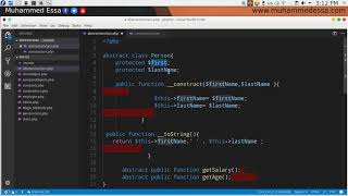 19 Class Abstraction in PHP [upl. by Glick45]