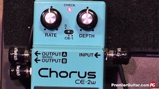 SNAMM 16  Boss CE2W Chorus Waza Craft Demo [upl. by Han]