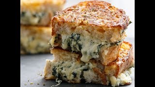 Spinach and Ricotta Grilled Cheese [upl. by Narmi]