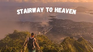 Stairway To Heaven Hike For Sunrise Legally Hiking The Haiku Stairs Oahu Hawaii [upl. by Bywaters547]