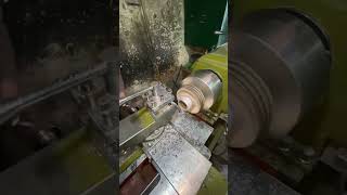 Aluminium Body Cutting in Sharp Tool shortsfeed machine lathemachine metalmachine [upl. by Llevert580]