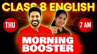 Class 8 Christmas Exam  English Morning Booster  Exam Winner Class 8 [upl. by Godrich]