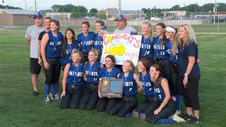 Pequot Lakes Softball Heading Back to State with Shutout Wins Over Pierz [upl. by Necila]