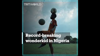 Recordholder 12yearold Nigerian dreams big [upl. by Eioj]