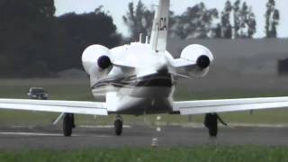 Air Hawkes Bay  Cessna Citation Mustang ZKLCA Take Off Hamilton [upl. by Sirron]