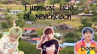 Funniest trio of seventeen booseoksoon [upl. by Aminta723]